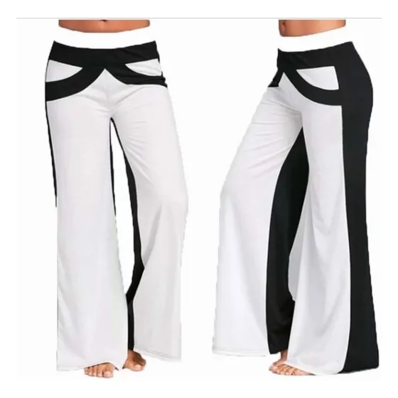 Pantalones Jogger Mono Palazzo Para Damas 4041