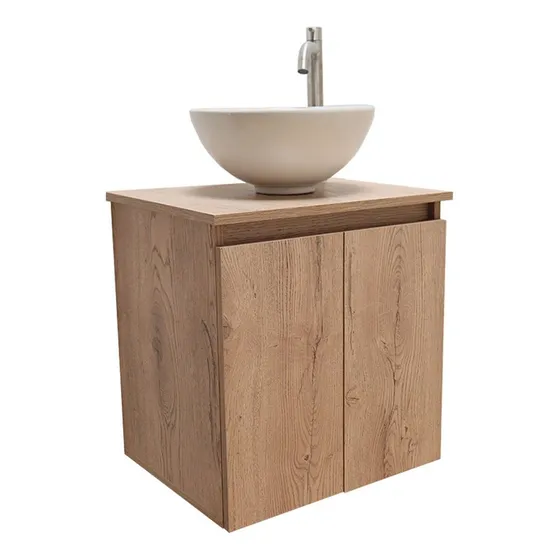 Combo Mueble Flotante Lavamanos Grifería Push Classic 48x38