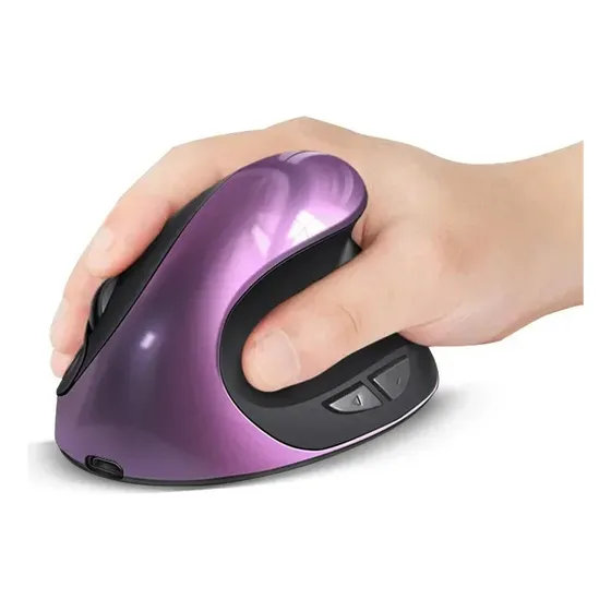 Mouse Inalámbrico Vertical Bluetooth 2.4g Ergonómico Óptico