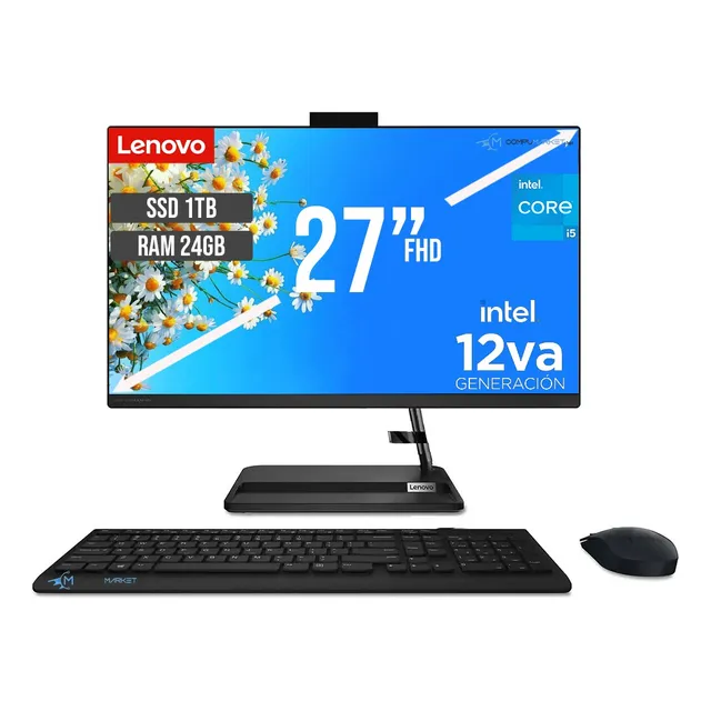 Todo En Uno Lenovo Intel Core I5 12450h Ssd 1tb + Ram 24gb