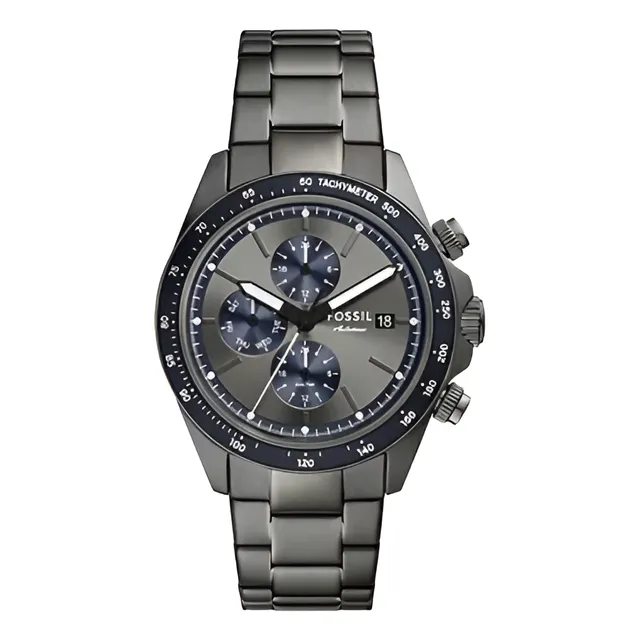 Reloj Fossil Bq2903 Hombre Gunmetal Acero Desplegable