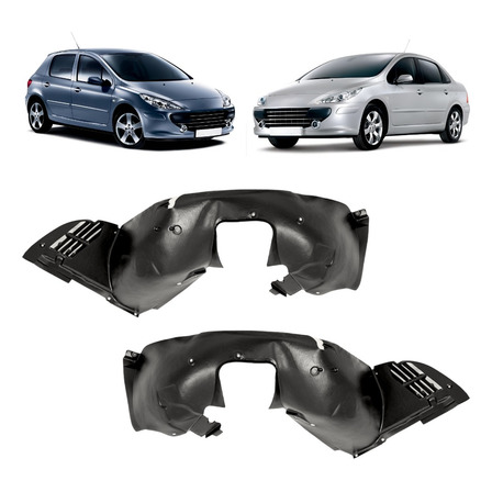 Guardaplast Pasarrueda Delant Peugeot 307 2006/12 Juego X2 C Guardaplast Pasarrueda Delant Peugeot 307 2006/12 Juego X2 C