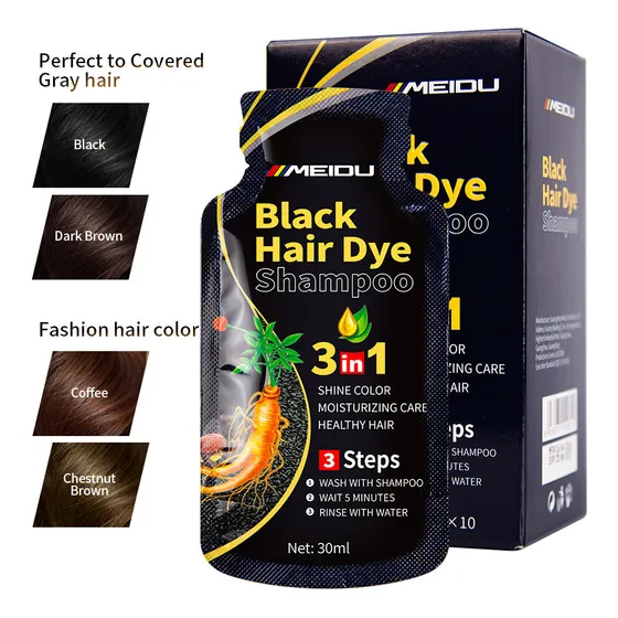 Shampoo Tinte Para Cabello Tipo Sachets