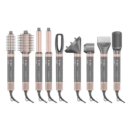 Cepillo Secador Uniq Flow Multistyler (9 Accesorios) Gris
