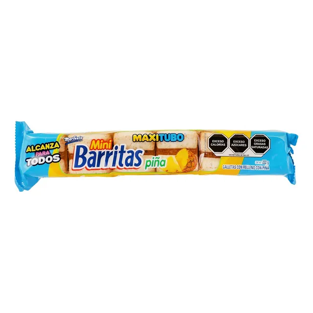 Galletas Mini Barritas Piña Marinela 222g