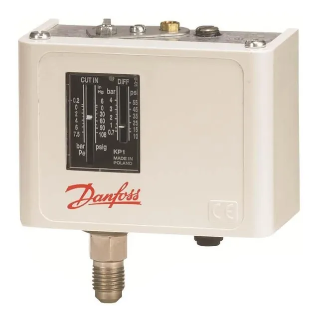 Pressostato Baixa Kp1 Rearme Automatico Danfoss 060110191