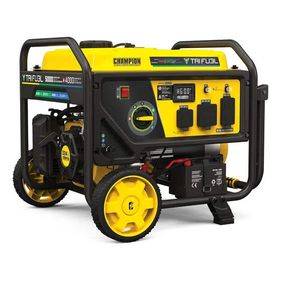 Generador Champion 5000w Arranque Eléctrico Tri Combustible