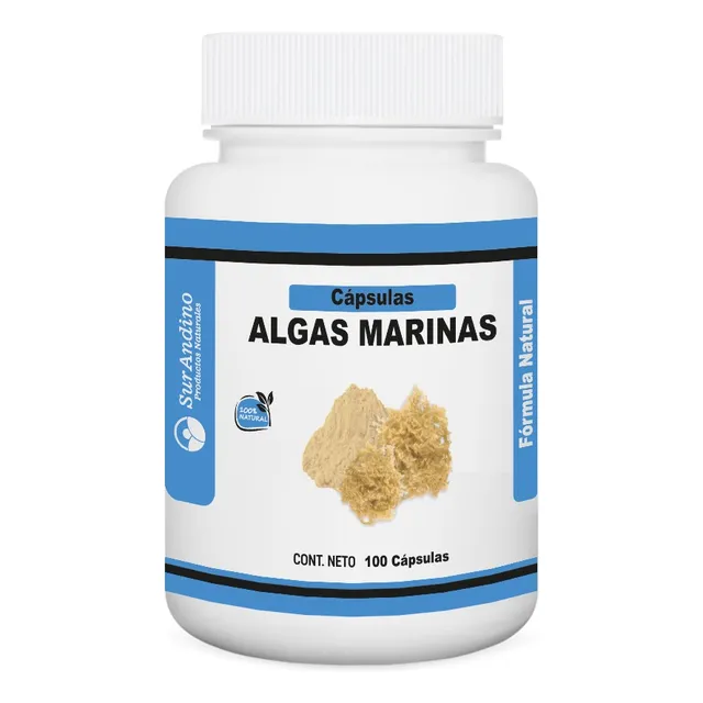 Algas Sur Andino Alto Contenido En Omegas 500mg 100 Capsulas