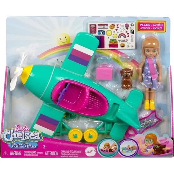 Barbie. Chelsea. Avion. Avioneta. Mattel