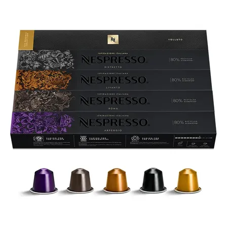 Cápsulas De Café Original Nespresso Variados - 50 Cápsulas