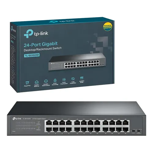 Switch Haiz PoE Smart Com 24 Portas e 2 Uplink Gigabit Para CFTV