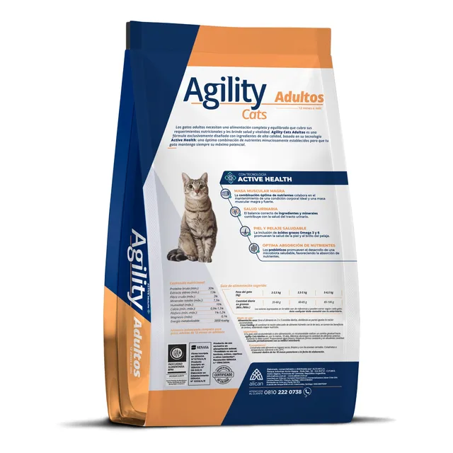 Alimento Agility Premium para gato adulto sabor mix de 10 kg