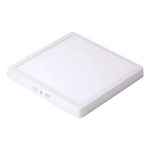 5 Plafónes Led Backlight Cuadrado Base 24w Fría Candela 7568