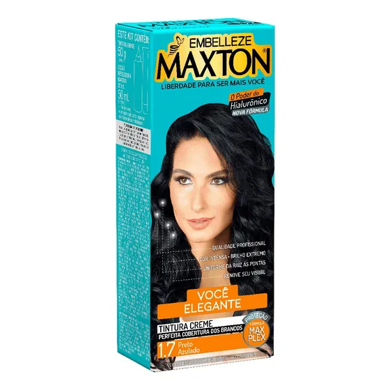 Kit de Tintura creme para Cabelo Maxton