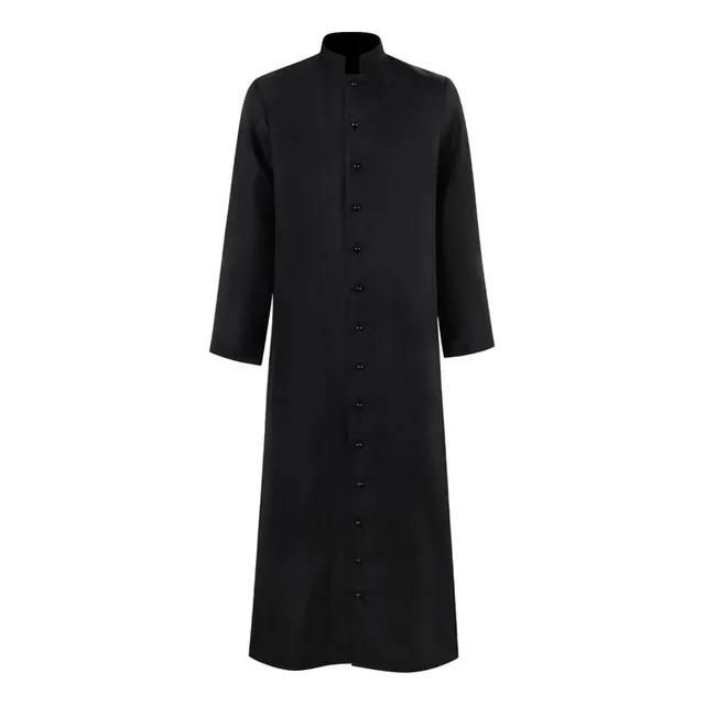 Bata Medieval De Sacerdote De Iglesia, Chaqueta, Sotana, Pre