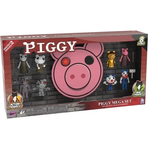 Mega Set Pathmojo Roblox Piggy Series 2 Piggy 8 Figuras de colección
