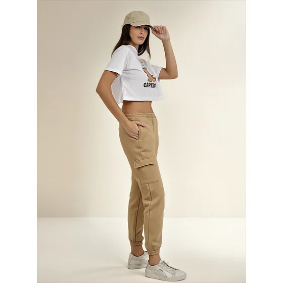 Pantalón Myg Jogging Cargo Frisa Mujer