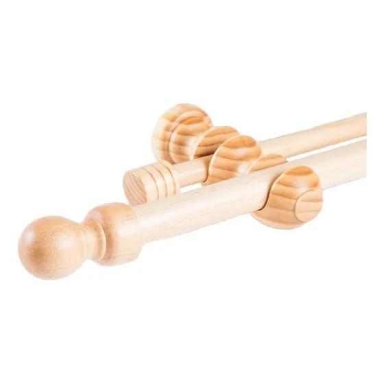 Set De Madera Natural 2.00 Mt
