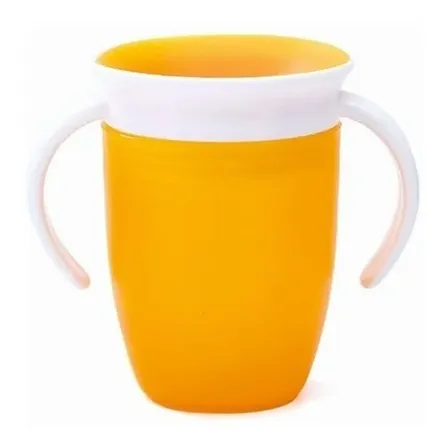 Vaso Entrenador 360 Antiderrames, Bebés, 4colores Color Naranja