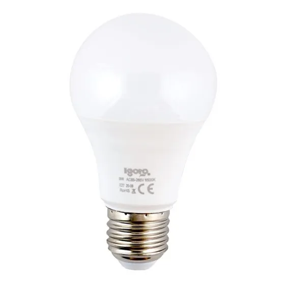 Bombillo Led Ahorrador E-27 9w 65k Igoto 