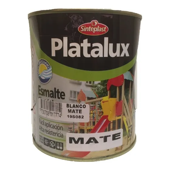 - Esmalte Sintético Blanco Mate 0.9 Lt - Sinteplast