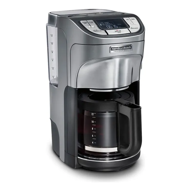 Cafetera 12tzs Programable Profesional Hamilton Beach 49500