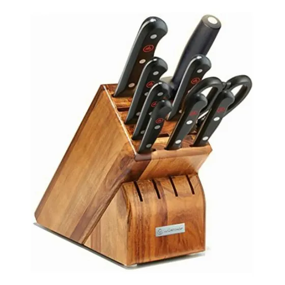 Wüsthof Gourmet Block Set 10 Piezas Acacia