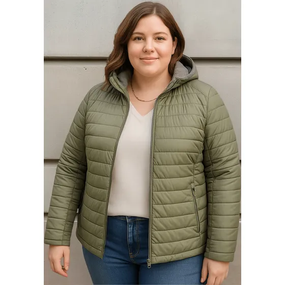 Campera Capitoneada Capucha Sport Desmontable En Algodon