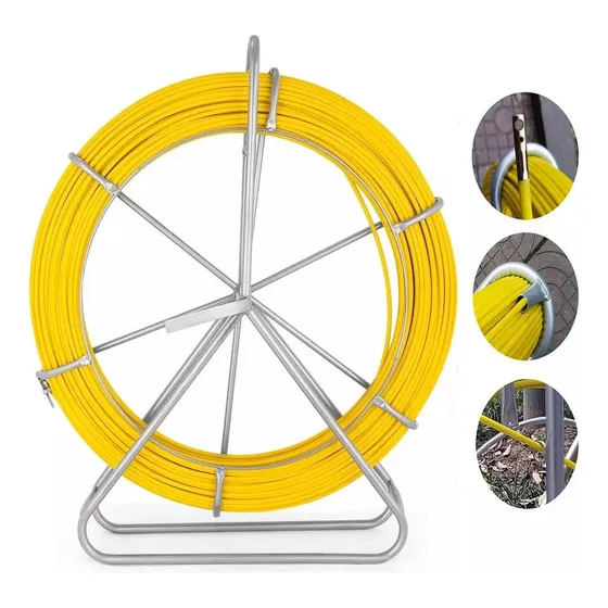 Pasacables Fibra De Vidrio Guia Jala Cables De 6 Mm X 100 M