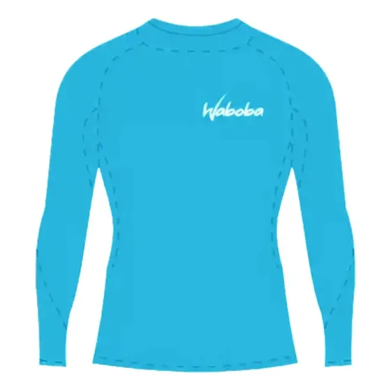 Remera Lycra Térmica Waboba Niño Filtro Talle 10 Celeste