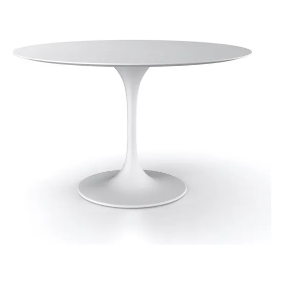 Mesa Tulip Saarinen 90 Cm De Diámetro Madera Laqueada