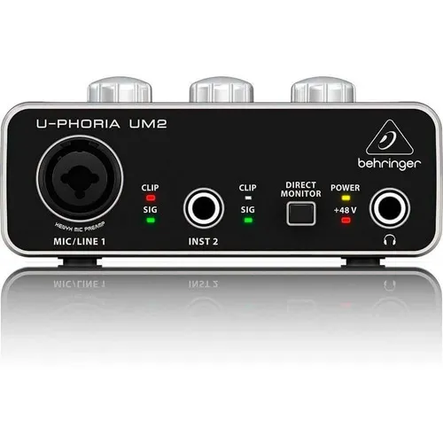 Interfaz de audio USB Behringer U-phoria Um2