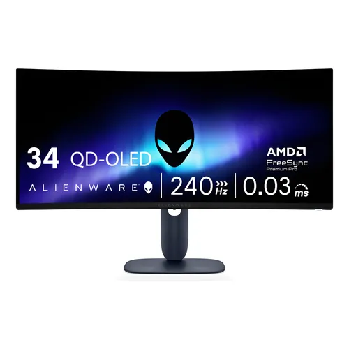 Monitor Gamer Curvo Alienware Qd-oled De 34