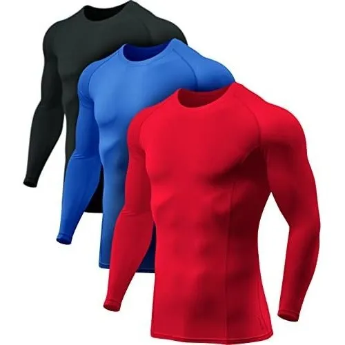 Athlio Camisas De Compresión De Manga Larga Para Xvxbc
