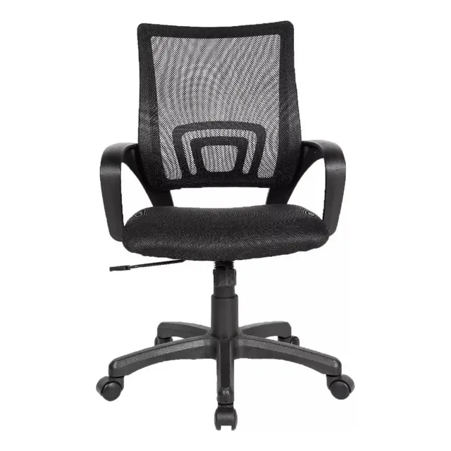 Silla Escritorio Ejecutiva Ergonómica Reclinable Oficina Pc Color Negro Material del tapizado Malla
