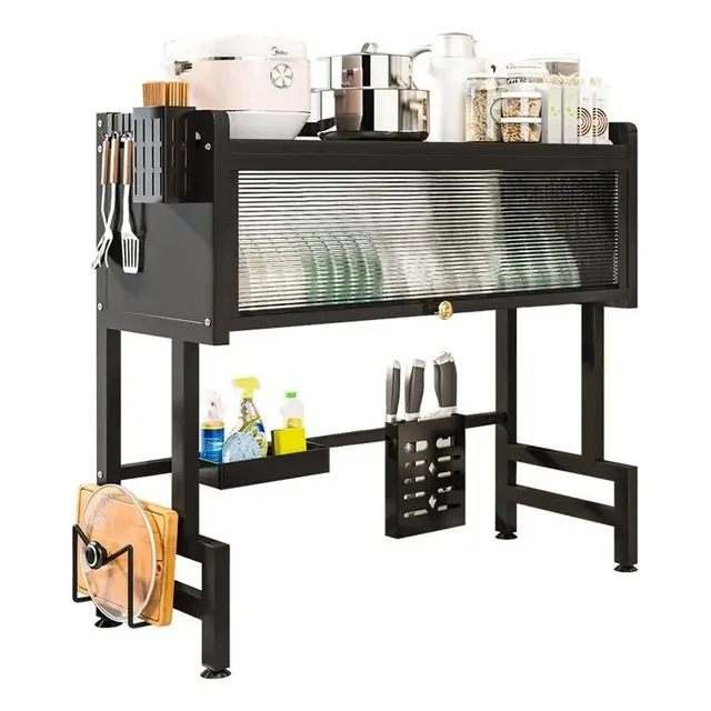 Platera Escurridor De Paltos 2 Niveles Con Tapa 85cm