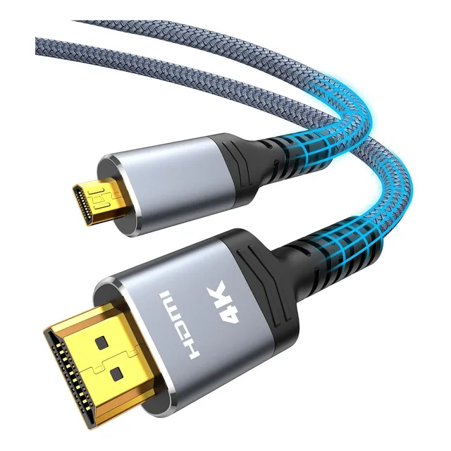 Cable Micro Hdmi A Hdmi Highwings 4k De 10 Pies, Micro Ma...