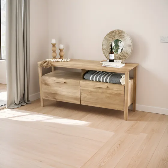 Mueble Para Tv Rack Madera Maciza Simil Petiribi 120cm Hogar