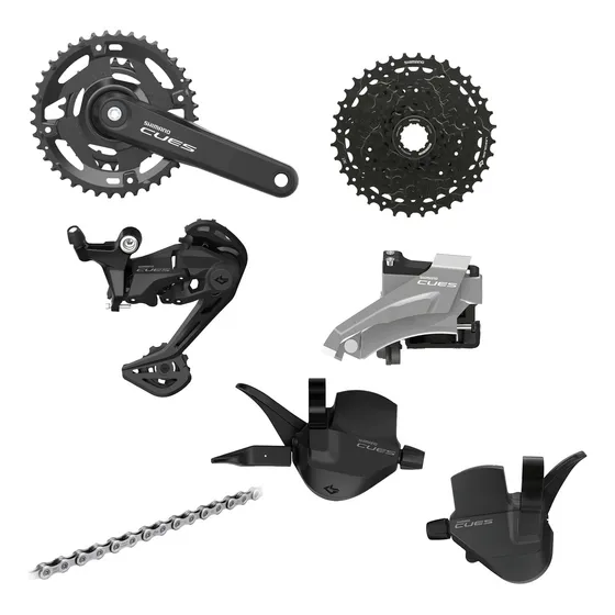 Grupo Shimano Cues 2x9 U4000 U4020 Bipla 40-26t Piñón 11-36t
