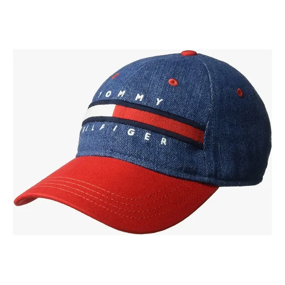 Tommy Hilfiger - Gorra Ajustable 100% Original, Modelo Avery