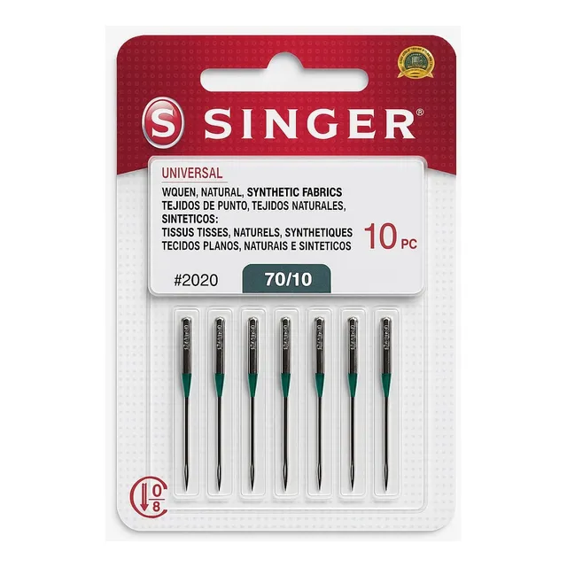 Agujas Singer 2020 Para Maquina Familiar Recta X Paquete