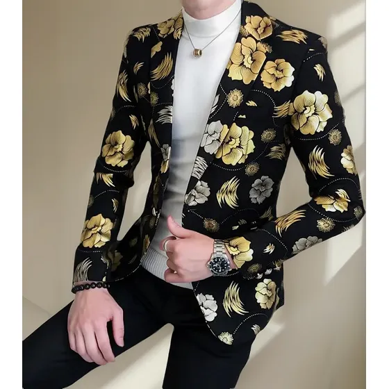 Blazer Flor Casual