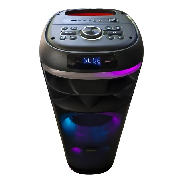 Parlante Torre Doble Portatil Gran Potencia 10000w Microfono