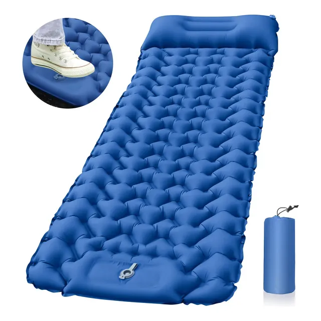 Colchon Inflable De Acampar Ligero - Enrollable - Sencillo