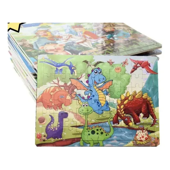 Rompecabezas Puzzle De Dinosaurios Gigantes 60 Piezas