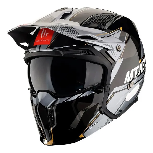 Casco De Moto Modular Mt Helmets Streetfighter Sv Ece