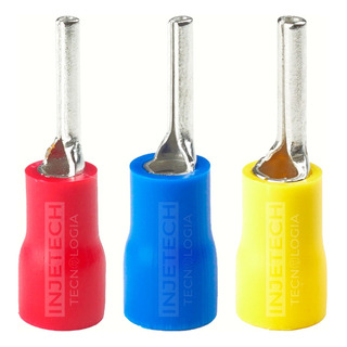 Kit Terminais Pré Isolados Tipo Pino / Agulha - 150pçs Kit Terminais Pré Isolados Tipo Pino / Agulha - 150pçs