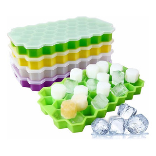 Molde Silicon 37 Hielos Hexagonales Bandeja Panal Para Hogar Molde Silicon 37 Hielos Hexagonales Bandeja Panal Para Hogar