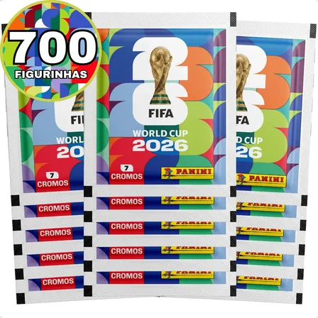 Copa Do Mundo Fifa 2026 - Kit C/ 100 Envelopes (700 Cromos) Copa Do Mundo Fifa 2026 Fifa World Cup 2026