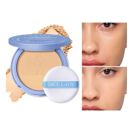 Base de maquillaje en polvo Sace Lady Maquillaje Polvo SL240 tono 02 beige natural - 10.351mL 10g